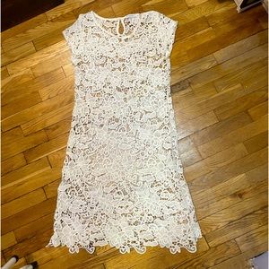 Ivory Italian Lace Dress